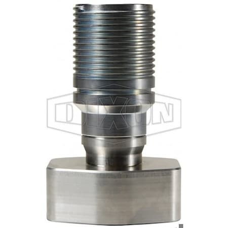 Dixon WS Series Quick Disconnect High Pressure Wingstyle Hydraulic Flange Pad Plug, 1 in Nominal, Steel WS8FP8